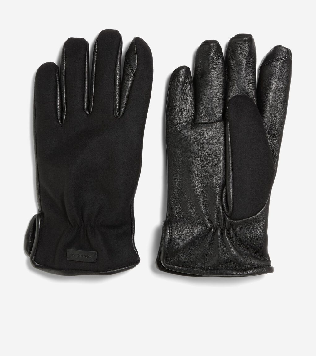 WOOL BACK LEATHER GLOVE